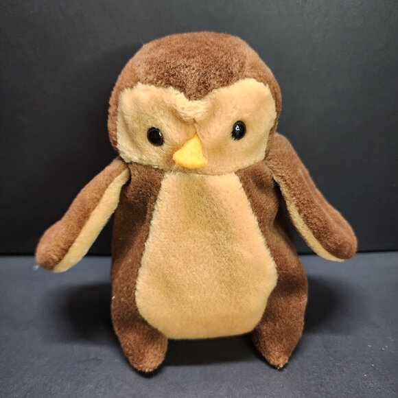 TY Beanie Baby - Hoot The Owl Plush Stuffed Animal 5.25'' Soft Toy - Picture 1 of 8